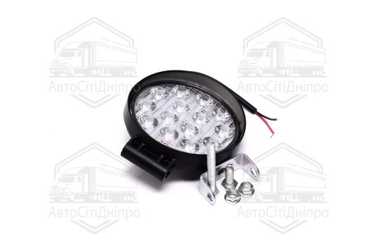 Фара LED додаткова 5D 12/24V/42W, 14 діодів (кругла) 116х137,5мм СТАНДАРТ <ДК>