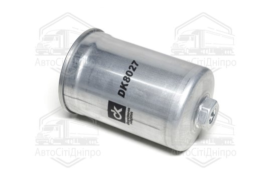 Фільтр паливний ГАЗ-3302, AUDI, VW, SKODA (під штуцер) <ДК>
