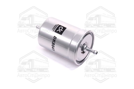 Фільтр паливний ГАЗ-3302, AUDI, VW, SKODA (під хомут) <ДК>