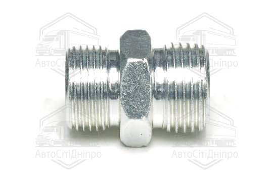 Штуцер гідравлічний перехідний прямий S24 (М20х1.5-G1/2) грань S24 насос-дозатор МТЗ (Дорожня карта)