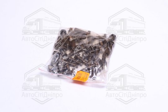 Болт М10х35х1,5 шестигранний (1кг = 1 компл) 5,8 DIN 933 / ГОСТ 7805 (повне різьблення) чорний