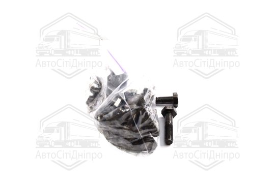 Болт М10х45х1,5 шестигранний (1кг = 1 компл) 5,8 DIN 931 (часткове різьблення) чорний