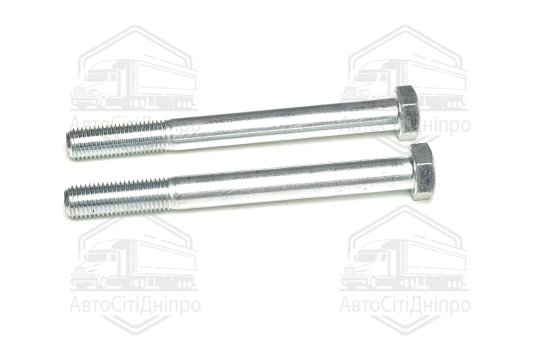 Болт М20х200х2,5 шестигранний (1кг = 1 компл) 5,8 DIN 931 (часткове різьблення) оцинк. білий
