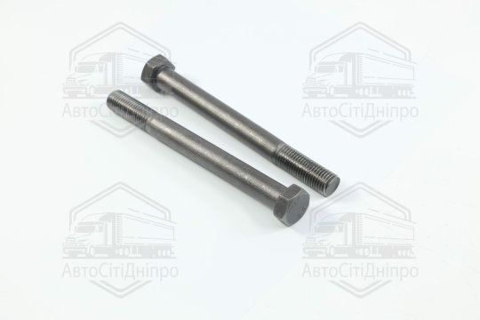 Болт М20х200х2,5 шестигранний (1 компл = 2шт) 5,8 DIN 931 (часткове різьблення) чорний