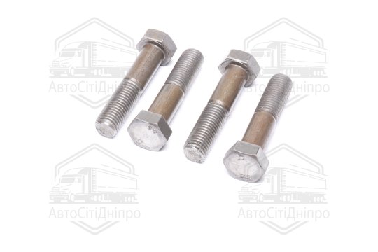Болт М20х90х2,5 шестигранний (1кг = 1 компл) 5,8 DIN 933 / ГОСТ 7805 (повне різьблення) чорний