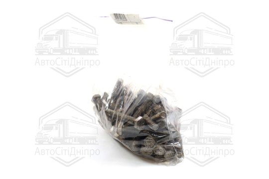 Болт М8х50х1, 25 шестигранний (1кг = 1 компл) 5,8 DIN 933 / ГОСТ 7805 (повне різьблення) чорний