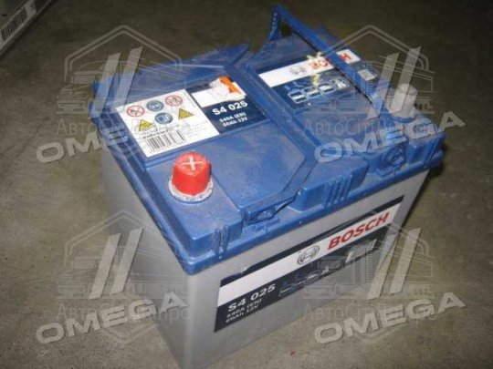 Акумулятор   60Ah-12v BOSCH (S4025) (232x173x225),L,EN540(Азия) !КАТ. -10%