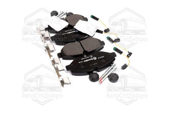 Колодка гальм. диск. MB SPRINTER передн. (вир-во BREMBO)