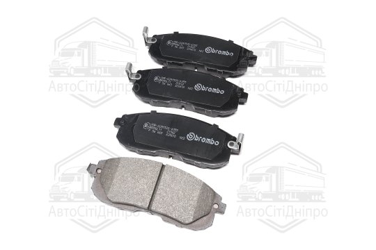 Колодка гальм. диск. NISSAN CUBE 1.5DCI 10-,TIIDA 1.5DCI-1.8 07-передн. (вир-во BREMBO)