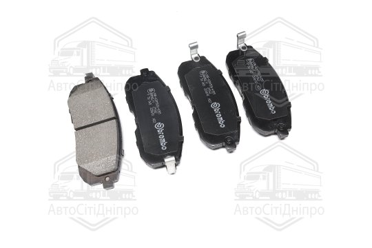Колодка гальм. диск. NISSAN CUBE 1.5DCI 10-,TIIDA 1.5DCI-1.8 07-передн. (вир-во BREMBO)