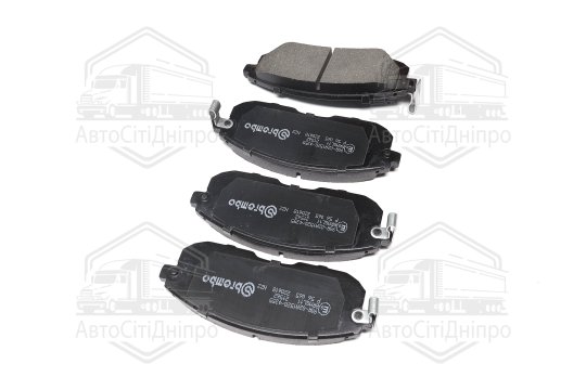 Колодка гальм. диск. NISSAN CUBE 1.5DCI 10-,TIIDA 1.5DCI-1.8 07-передн. (вир-во BREMBO)