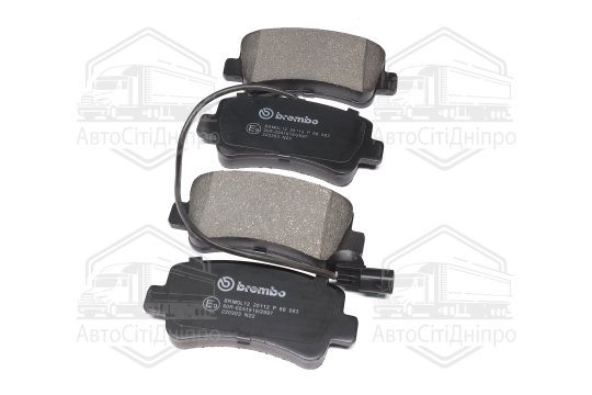 Колодка гальм. диск. OPEL MOVANO/RENAULT MASTER 04/10- задн. (вир-во BREMBO)