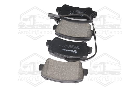 Колодка гальм. диск. OPEL MOVANO/RENAULT MASTER 04/10- задн. (вир-во BREMBO)