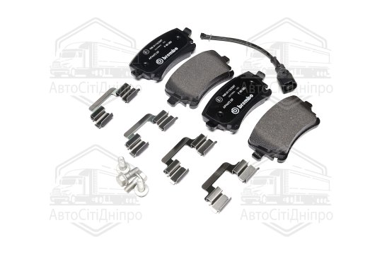 Колодка гальм. диск. VW T5 (7HM), T5 (7HB, 7HJ) задн. (вир-во BREMBO)