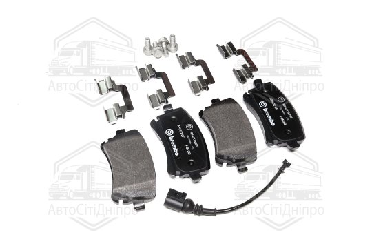 Колодка гальм. диск. VW T5 (7HM), T5 (7HB, 7HJ) задн. (вир-во BREMBO)