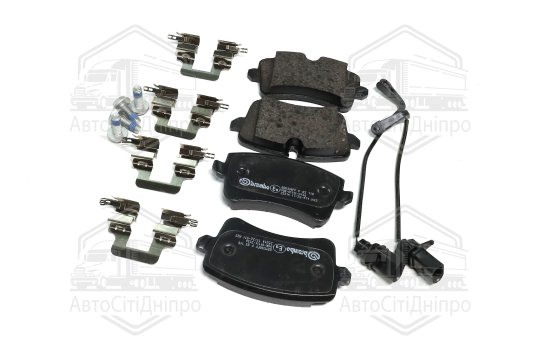 Колодка гальм. диск. AUDI A6 2.0-3.0 2011-,A8 2.0-6.3 09- задн. (вир-во BREMBO)