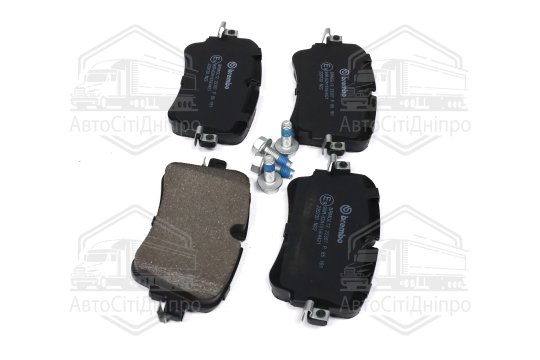 Колодка гальм. диск. AUDI A6, A7, A8, Q7, Q8 задн. (вир-во BREMBO)