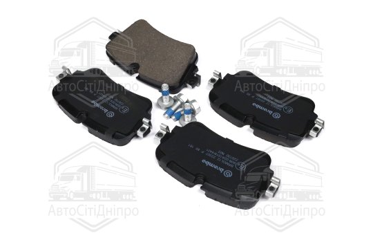 Колодка гальм. диск. AUDI A6, A7, A8, Q7, Q8 задн. (вир-во BREMBO)