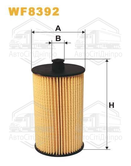 Фільтр паливний WF8392/PE973/4 (вир-во WIX-FILTERS)