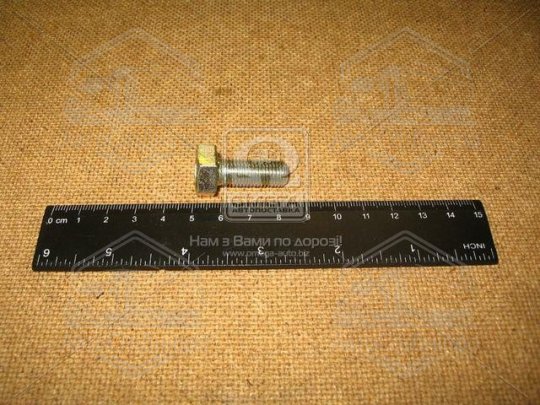Болт М10х25х1.25 суппорта ВАЗ, впускн. коллектора КамАЗ